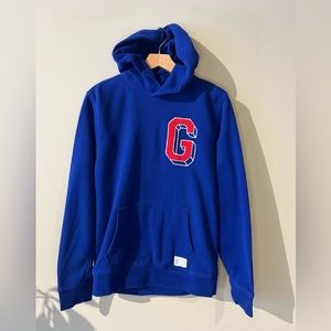 Gap Fall 2019 Royal Blue Varsity Fleece Hoodie
